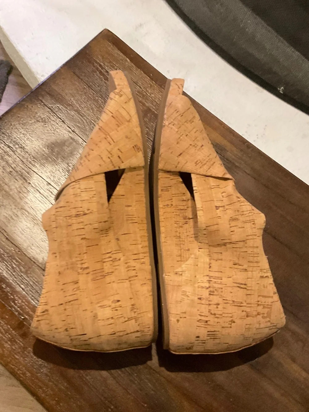 Gentle Souls Gainey Cork Wedge Shooties Size 8.5